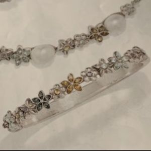 Brighton Paradiso Floral Hinged Bangle